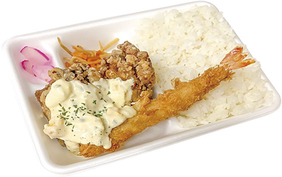 ジャンボ海老からタル弁当
